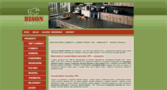 Desktop Screenshot of laminaty-bison.cz